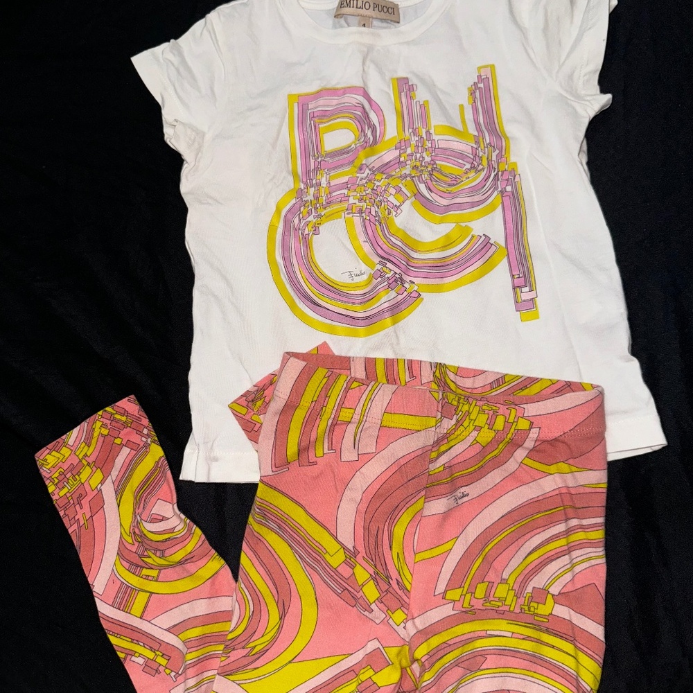Toddler girl Pucci outfit